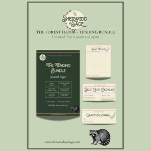 Self-Care Journal Pages Bundle, Printable Habit Tracker