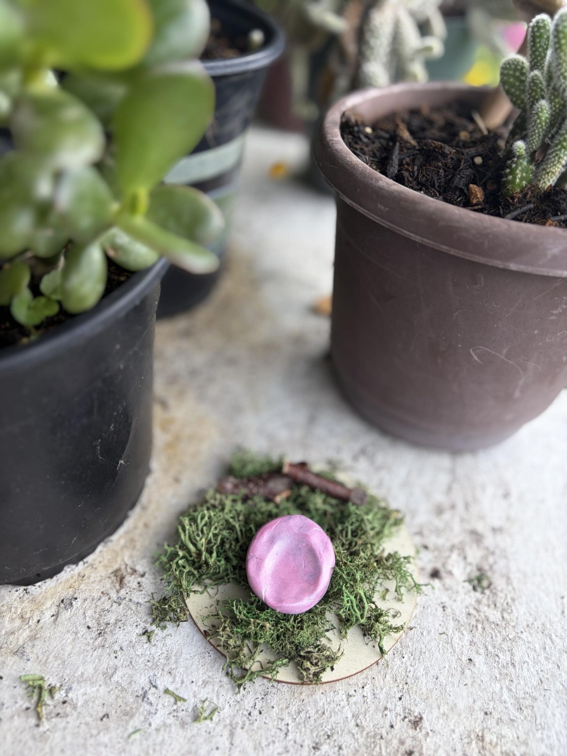 il_fullxfull.8209084586_jq5u.jpg Handmade Worry Stone - Pink Silver Swirl