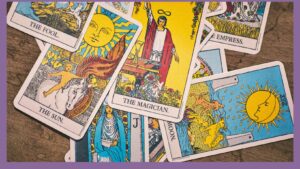 What My Tarot Practice Actually Looks Like (It's Not What You Think) Tarotspreadontablesherwoodandsage 300x169